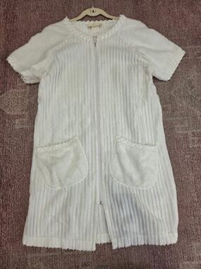 Stan Herman Vintage 60’s fill zip Terry house dress swim cover robe size 6/8